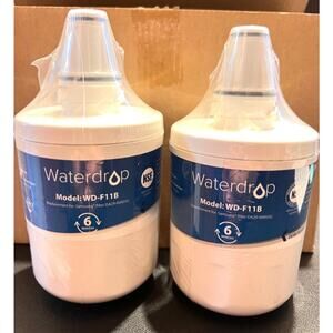 NEW 2 Waterdrop WDF11B Refrigerator Water Filter Replacement Samsung DA29-00003G